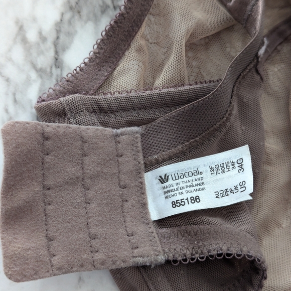 Wacoal Retro Chic Full Figure Underwires Bra 855286 size 34G - Picture 5 of 5